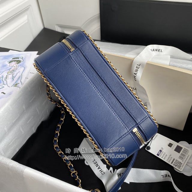Chanel女包 香奈兒專櫃最新款手提肩背大號化妝包 Chanel化妝盒子包 AS93343  djc4349